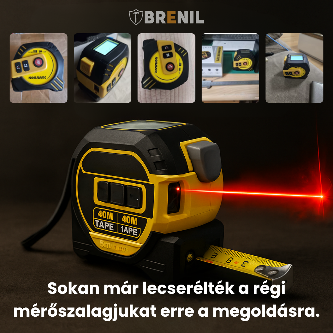 Brenil™ - 3 in 1 Lézeres Pro Mérőszalag