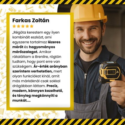 Brenil™ - 3 in 1 Lézeres Pro Mérőszalag