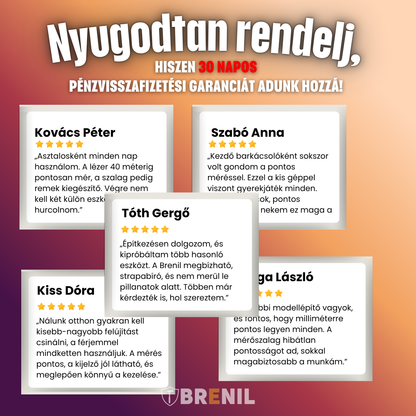 Brenil™ - 3 in 1 Lézeres Pro Mérőszalag